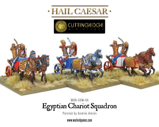 28-CAW-311 28mm Two Egyptian Chariot 4GROUND 