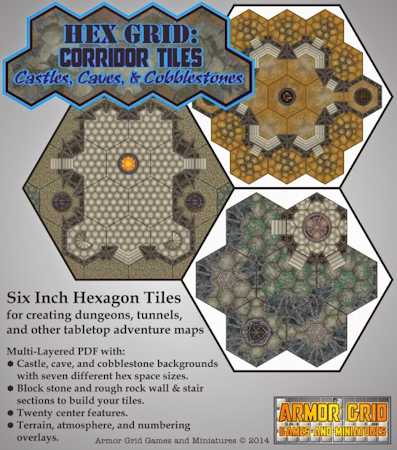 Hex Grid: Corridor Tiles