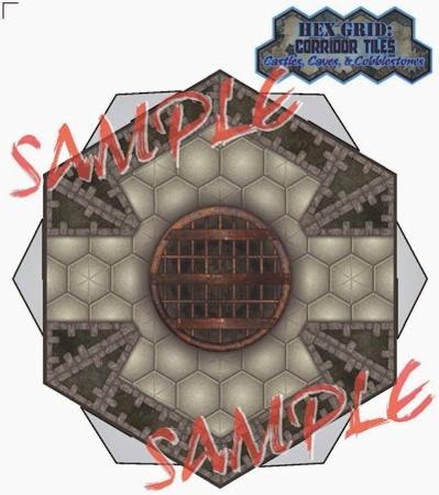Hex Grid: Corridor Tiles
