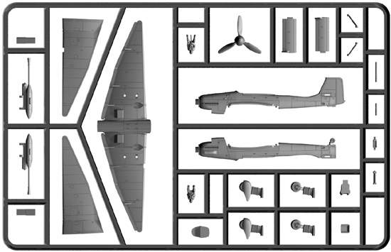 Sprue Image of Stuka