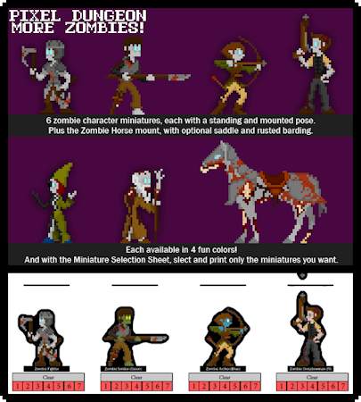 Pixel Dungeon: More Zombies