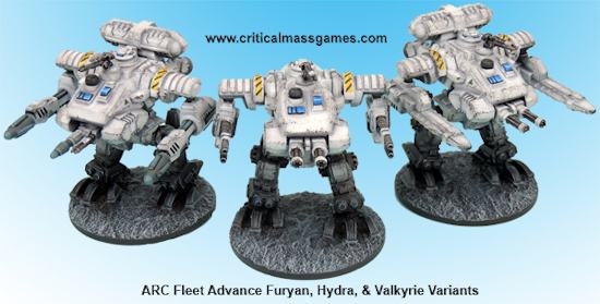 New ARC Fleet Advance combat walkers