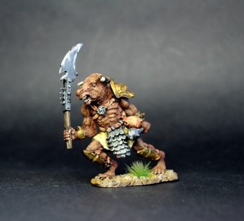 Minotaur with Halberd