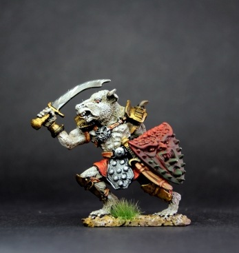 Minotaur with Sword and Shield