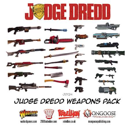 Judge Dredd weapons packs