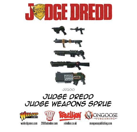 Judge Dredd weapons packs