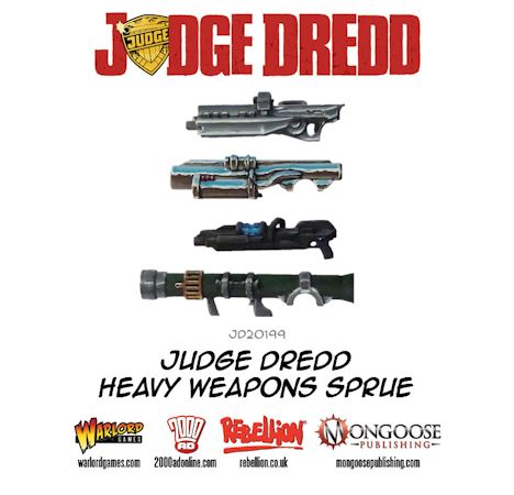 Judge Dredd weapons packs