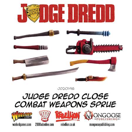 Judge Dredd weapons packs