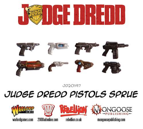 Judge Dredd weapons packs