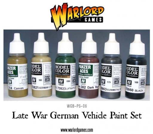 German Vehicle paint set