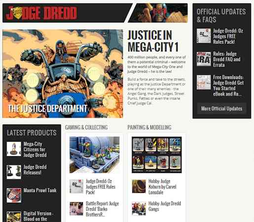 Dredd homepage