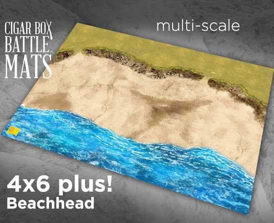 Cigar Box Battle's New Beachhead Battle Mat