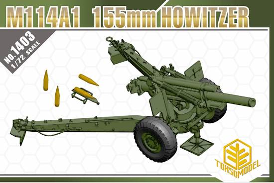 1:72 M114A1 155mm Howitzer