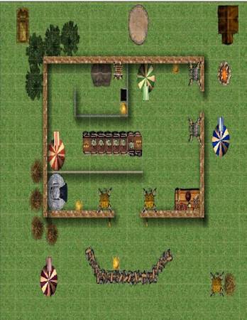 47 More Pages of Color Battle Maps for RPG/Wargames 1 Inch Squares