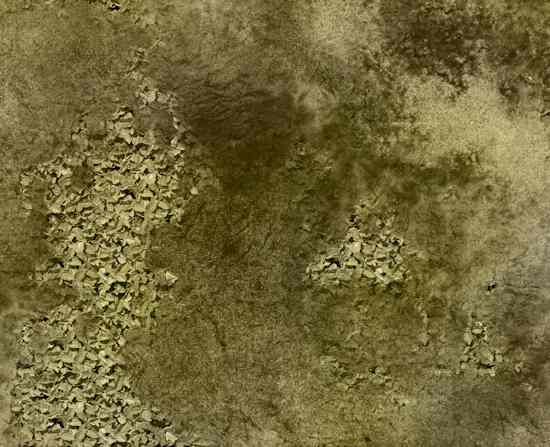Cigar Box Battle Mats' new Scrubland Mat Close Up