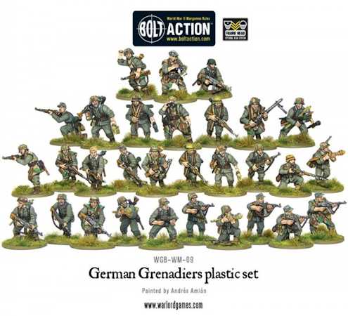 Plastic Bolt Action German Grenadiers