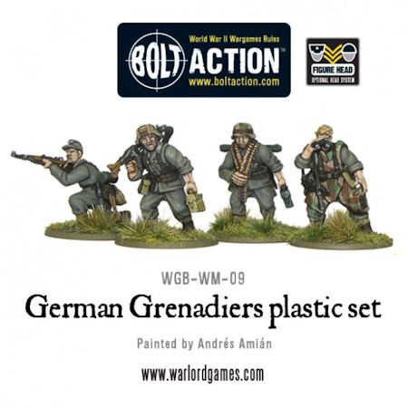 Plastic Bolt Action German Grenadiers