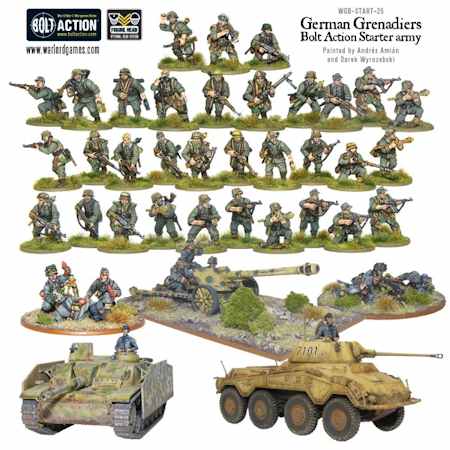 Plastic Bolt Action German Grenadiers