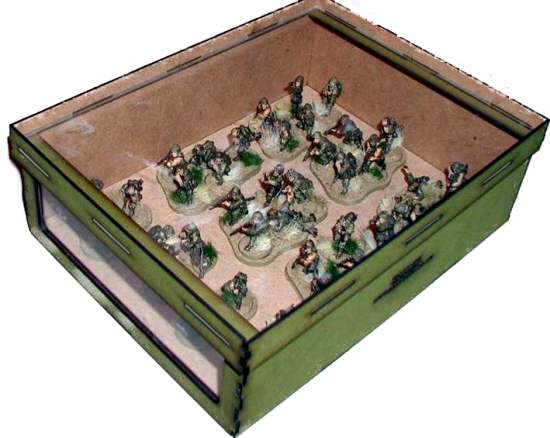 Painted Warchest with cut-out