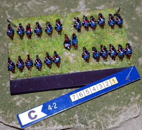 Blucher wargame basing 2