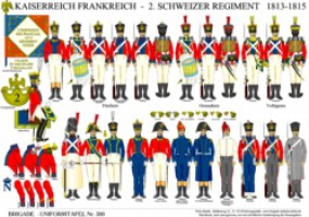 FRENCH EMPIRE: 2nd Swiss Regiment 1813-1815