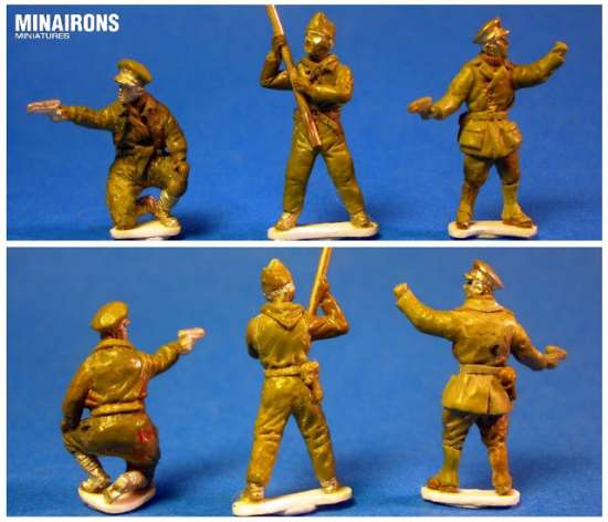 Minairons Miniatures 1/72 Spanish Civil War Militia Men 