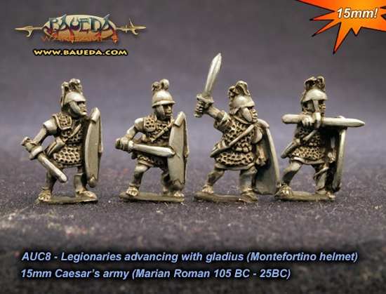 AUC8 – Legionaries advancing with gladius (Montefortino helmet)