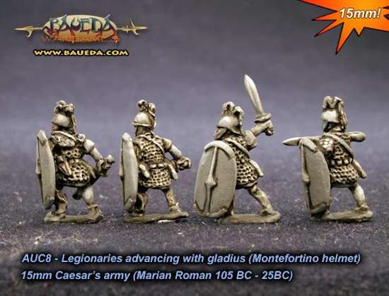 AUC8 – Legionaries advancing with gladius (Montefortino helmet)