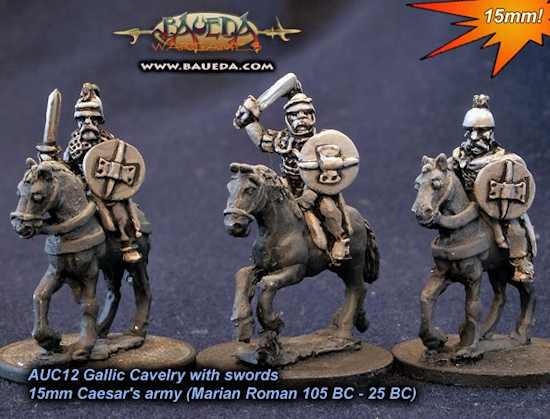 Baueda: 15mm Gallic Cavalry – Caesar's German bodyguard