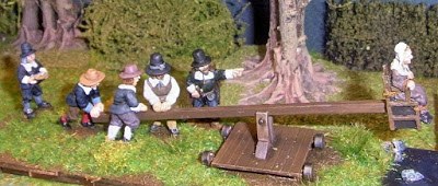 DBH008 C17th Century Ducking Stool Set