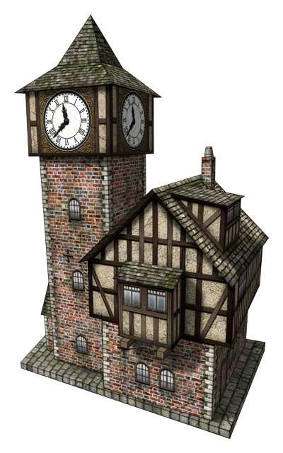 [TMP] Clock Tower #2 Paper Model Released