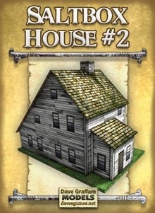 Saltbox House #2 Paper Model