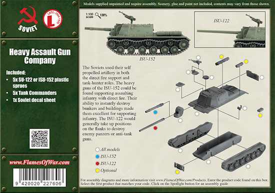 Flames Of War – Heavy Assault Gun Company (NEUF, Boîte Non Scellée) Jeu De Figurines