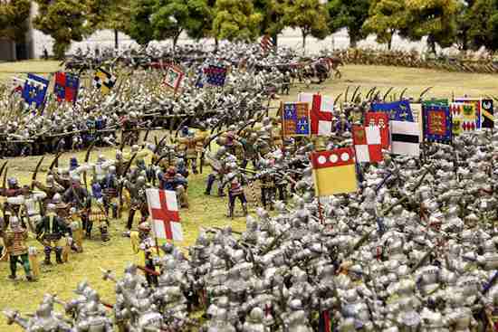 Agincourt diorama