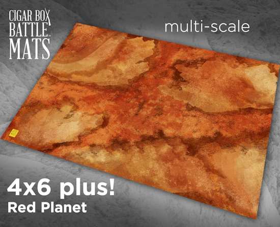 Our new Red Planet battle mat
