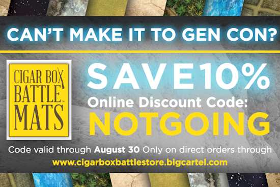 Can't make it to GenCon!