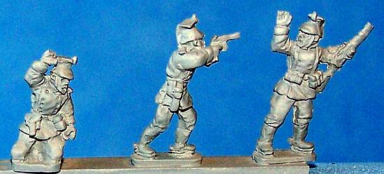 WWI dismounted Uhlan command