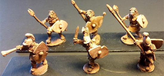 15mm Fantasy Legian Spearmen with Shields 16 figures