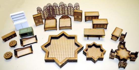 The Riad Set Dressings