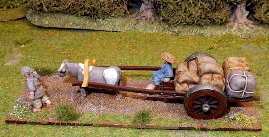 (DBC005) Samurai Period Civilian Cart Crew