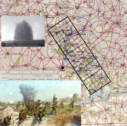 Somme map for demonstration