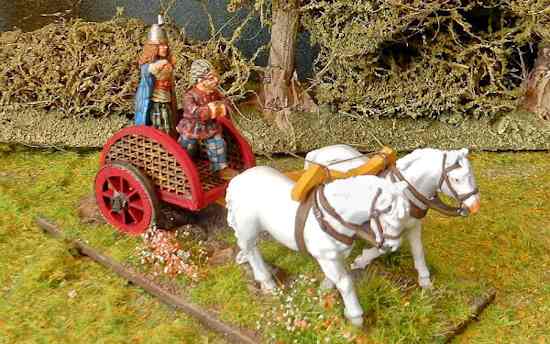 DBH015/set – British Queen Boudicca Chariot Set