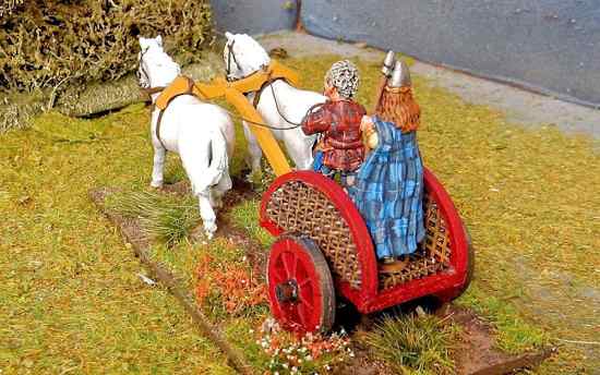 DBH015/set – British Queen Boudicca Chariot Set