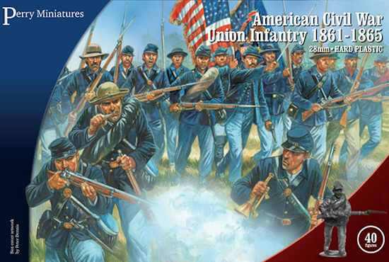 Perry Union ACW Hard Plastic Infantry: American Civil War Union Infantry 1861-65