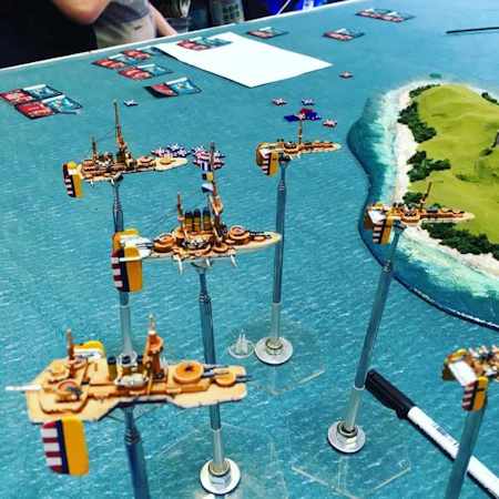 Imperial Skies game in progress