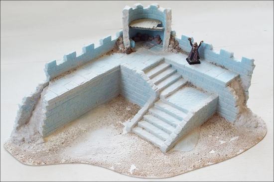 Ruined Corner Wall Section