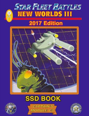 Star Fleet Battles: Module C3 – New Worlds III SSD Book black-and-white 2017