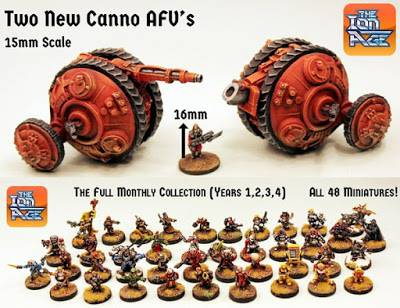 Two New Canno AFVs & Total Monthly Collection