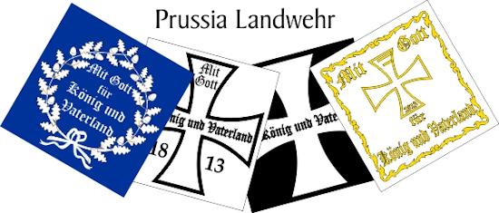 Prussian Landwehr sample flags