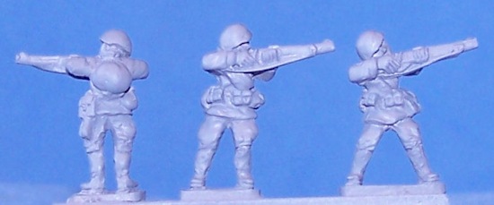 Russian WW2 rifles standing